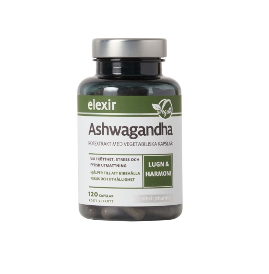 Elexir Pharma Ashwagandha 120 kapslar