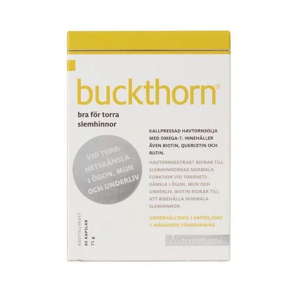 Elexir Pharma Buckthorn 1000 mg 60 kapslar