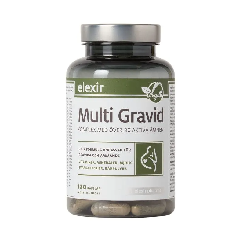 Elexir Pharma  Multi Gravid 120 kapslar