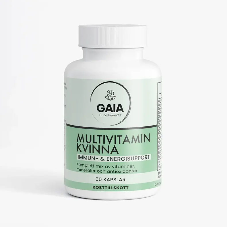 Gaia Supplements Multivitamin Kvinna 60 Kapslar