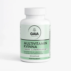 Gaia Supplements Multivitamin Kvinna 60 Kapslar