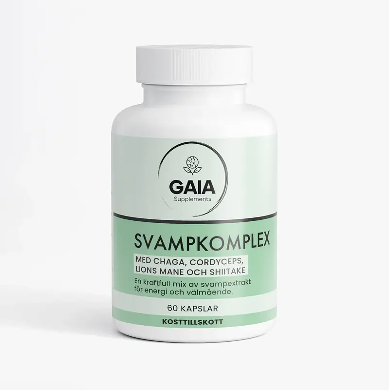 Gaia Supplements Svampkomplex 60 Kapslar