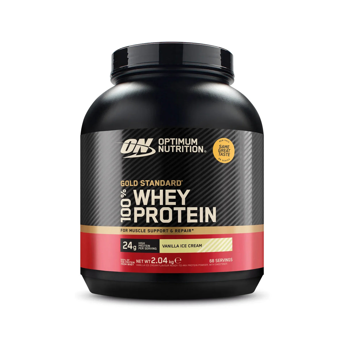 100% Whey Gold Standard Vassleprotein 2 kg Vanilla Ice Cream