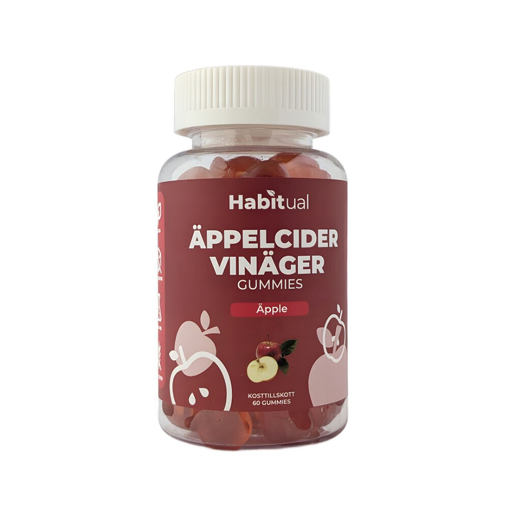 Habitual Äppelcidervinäger gummies äpple 60st