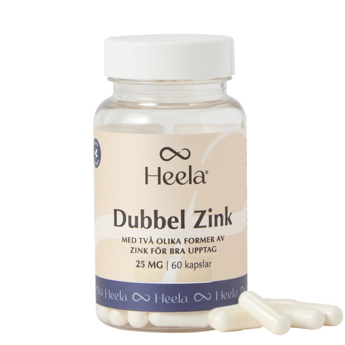Heela Dubbel Zink, 60 kapslar