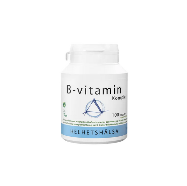 Helhetshälsa B-vitaminkomplex 100 kapslar