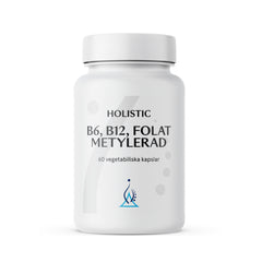 Holistic B6, B12, Folat Metylerad 60 Vegkapslar