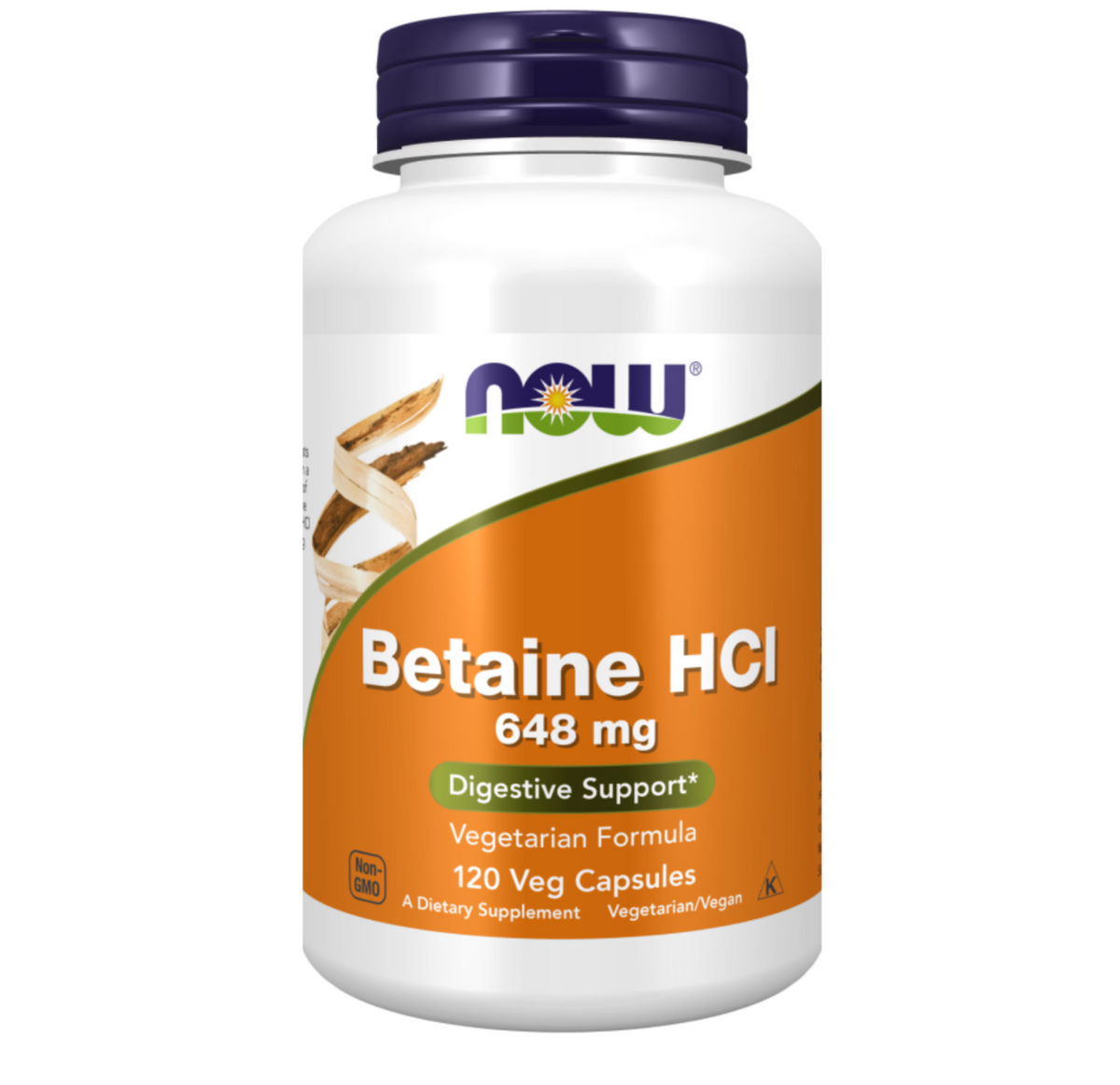 NOW Foods Betaine HCL 120 kapslar