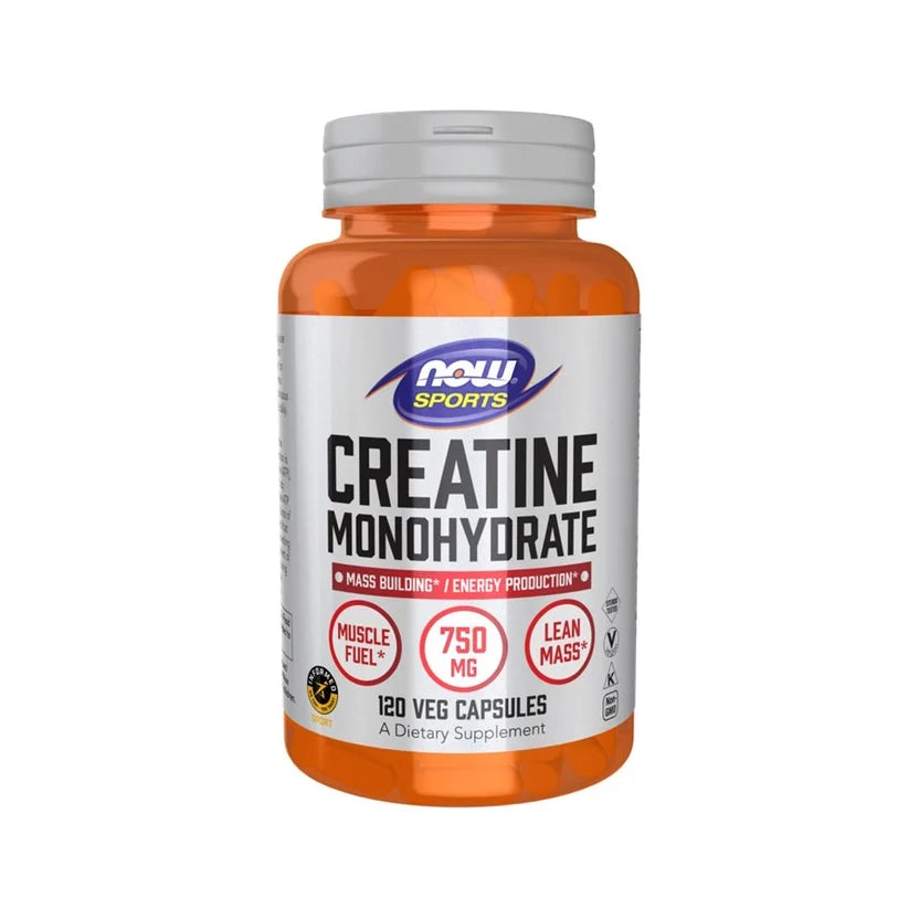 NOW Foods Creatine Monohydrate 750 mg 120 Kapslar