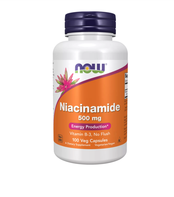 NOW FOODS Niacinamide 500mg 100 vegcaps