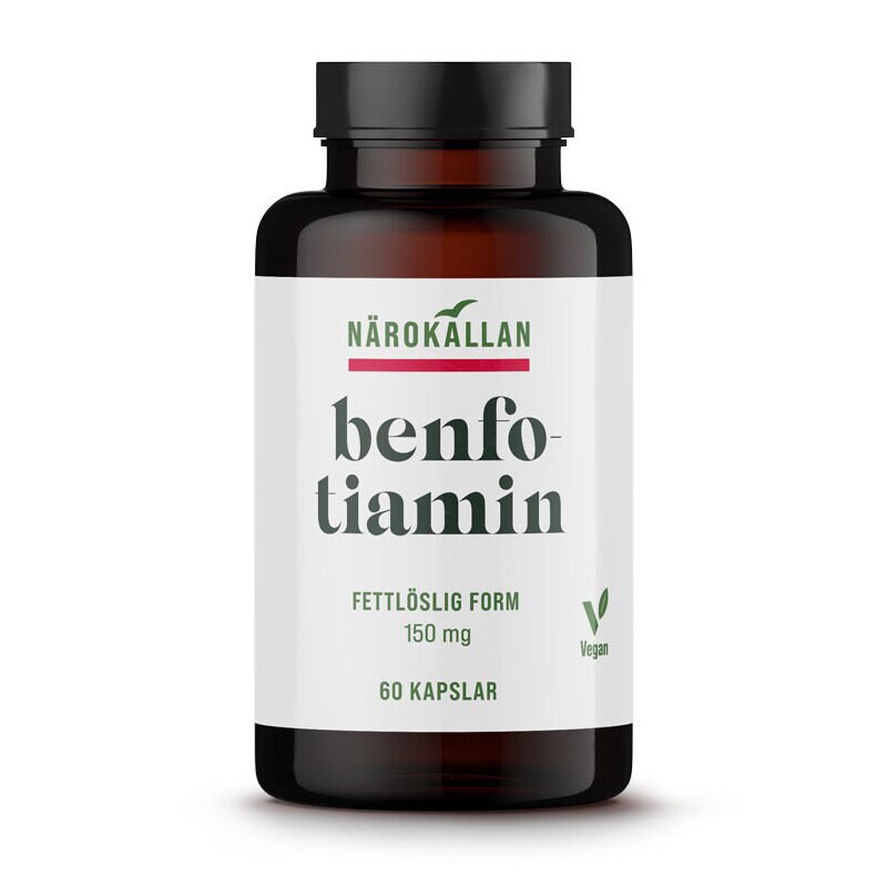 Närokällan Benfotiamin 150mg 60 kapslar
