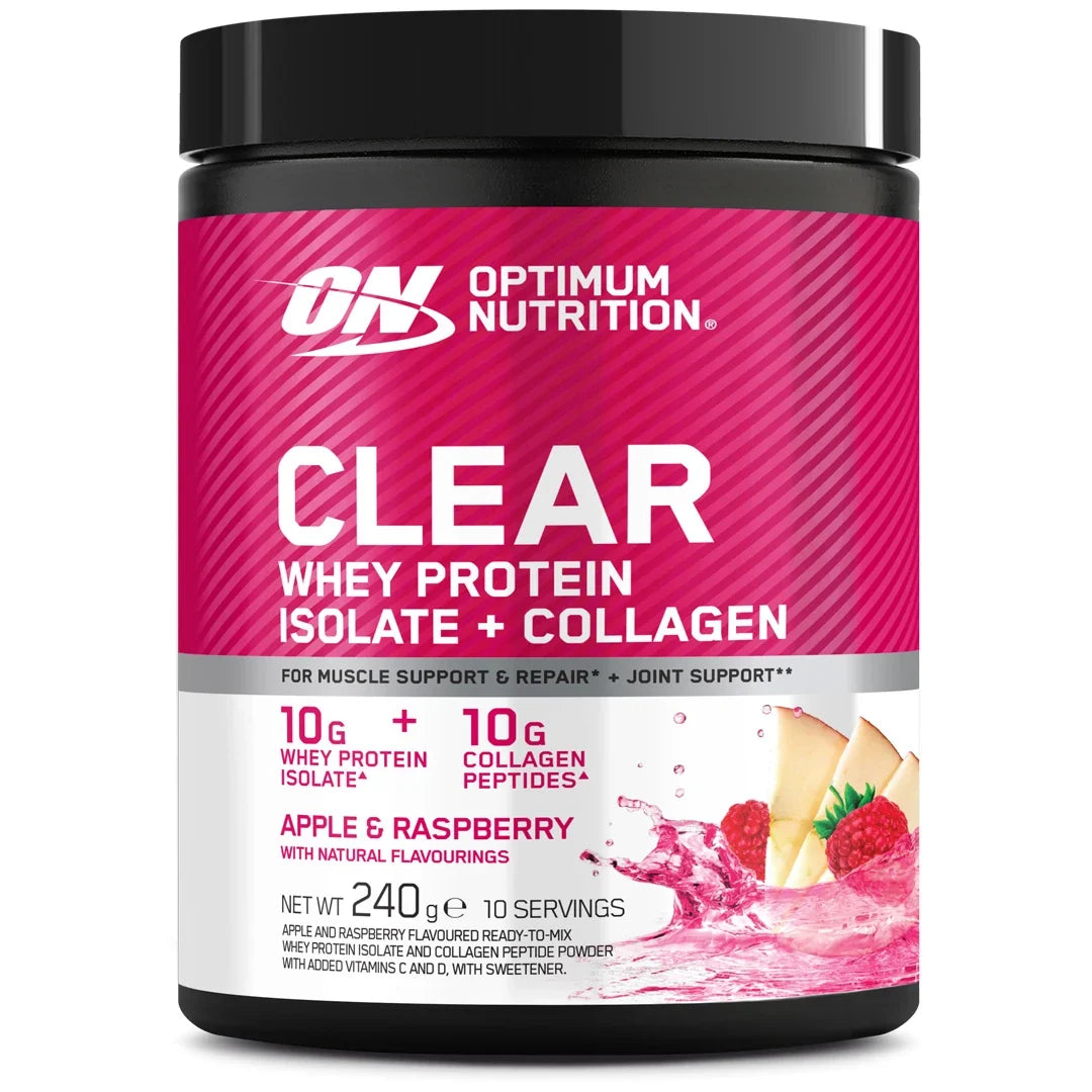 Optimum Nutrition Clear Whey + Collagen 240g, Vassleproteinisolat