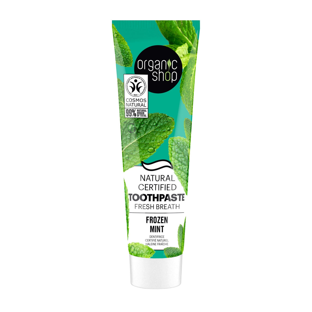 Organic Shop Mint Toothpaste Fresh Breath 100g