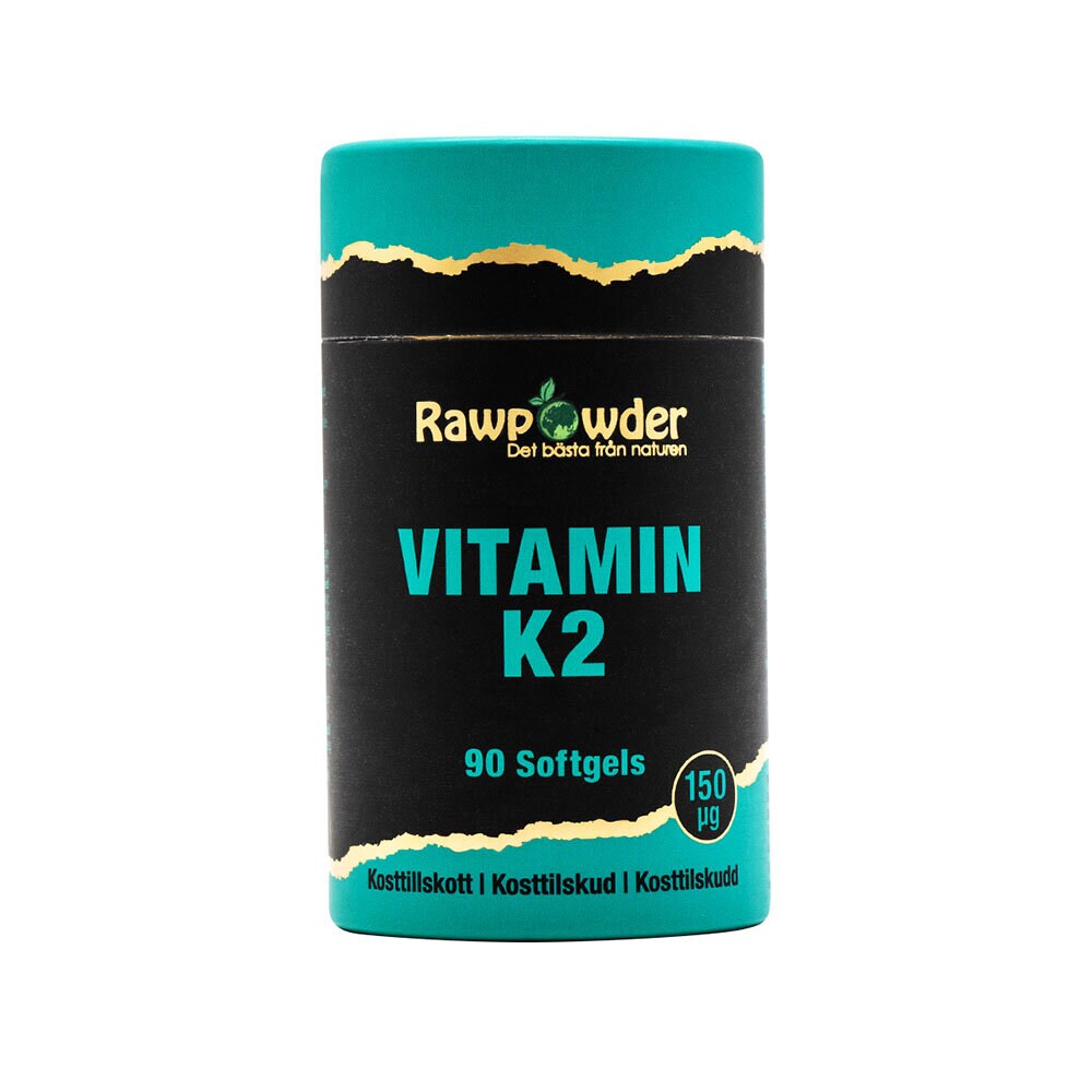 Rawpowder Vitamin K2 150μg 90 kapslar