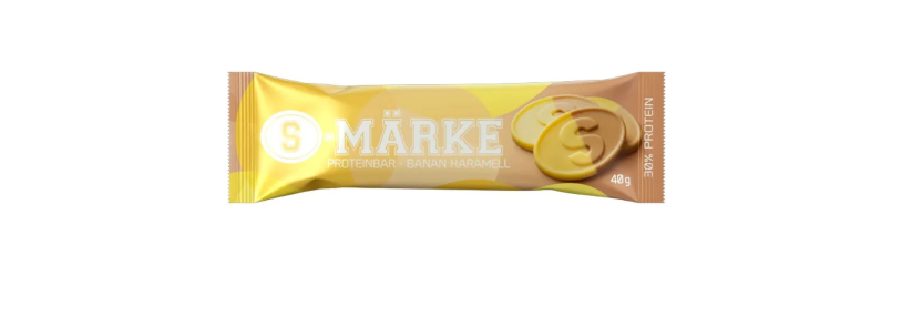 S-märke Bars banan karamell 35 g