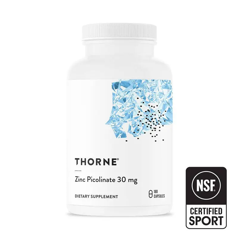 Thorne Research Zinc Picolinate 30 mg 180 kapslar