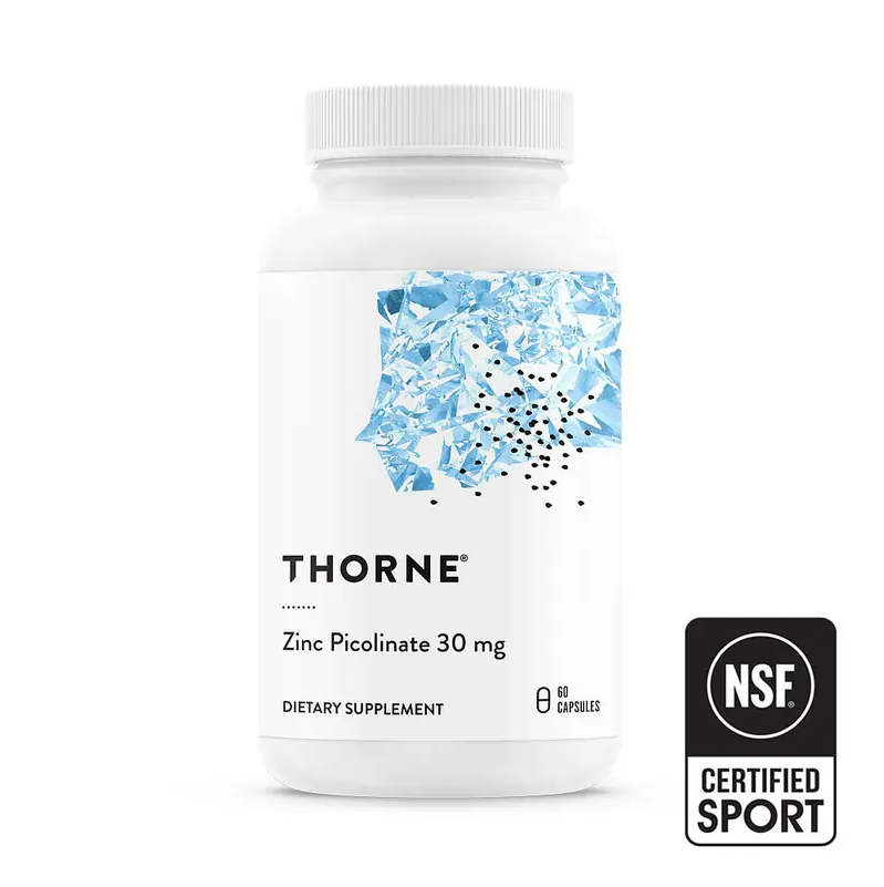 Thorne Research Zinc Picolinate 30 mg 60 kapslar (NSF)