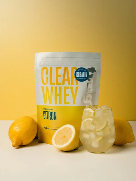 Tyngre Clear Whey Citron Kreatin 350 g