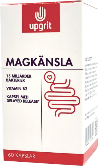 Upgrit Magkänsla Mjölksyrabakterier, 60 kapslar