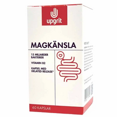 Upgrit Magkänsla Mjölksyrabakterier, 60 kapslar