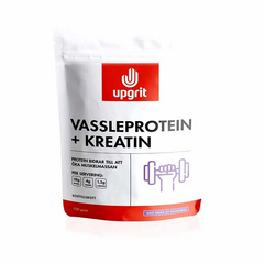 Upgrit Vassleprotein + Kreatin, Skogsbär 1100 gram