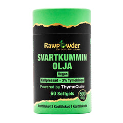 Rawpowder Svartkumminolja 500mg 60 Softgels